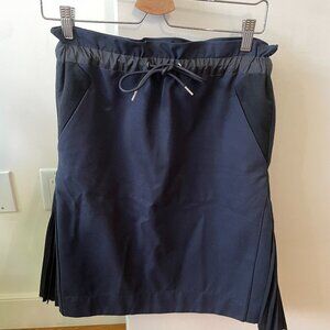Sacai Knee-Length Skirt with pleated sides